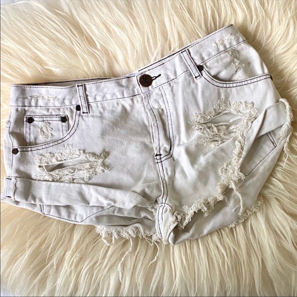 One by One Teaspoon Shorts